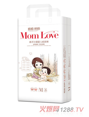 婆婆·妈妈悬浮沙漏婴儿纸尿裤M