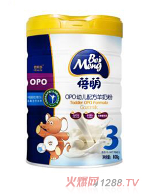 蓓萌OPO幼儿配方羊奶粉3段