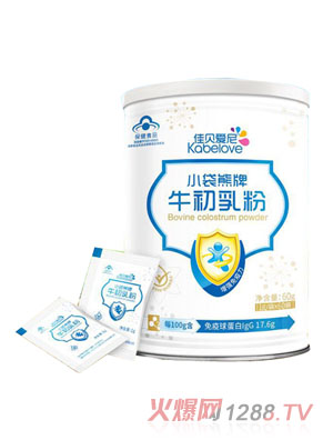 佳贝爱尼小袋熊牌牛初乳粉
