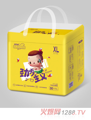 优贝族劲步主义婴儿学步成长裤XL