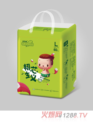 优贝族韧芯主义婴儿纸尿裤L