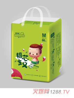 优贝族韧芯主义婴儿纸尿裤M