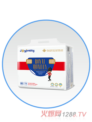 Joypretty金典贵族系列纸尿裤S码74片