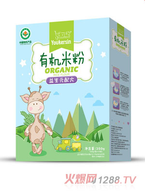 优可欣益生元有机米粉盒装