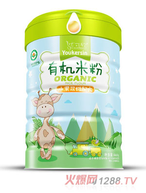 优可欣铁听水果多维有机米粉听装