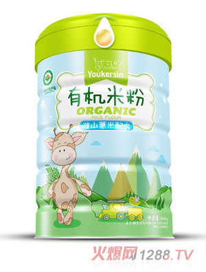 优可欣铁听淮山薏米有机米粉听装