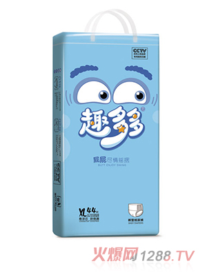 趣多多裤型纸尿裤XL44