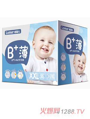 诺美儿B+薄拉拉裤XXL96片