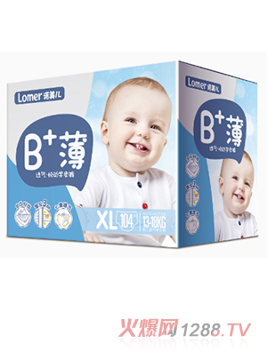 诺美儿B+薄拉拉裤XL104片