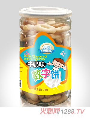 儿葆数字牛奶味