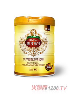 美可高特金钻孕产妇配方羊奶粉800g