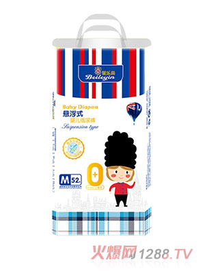 贝乐茵悬浮纸尿裤M码52片