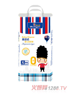 贝乐茵悬浮纸尿裤XL码44片