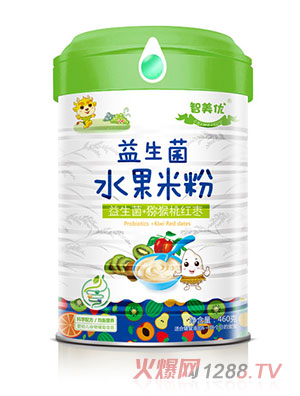 智美优益生菌+猕猴桃红枣水果米粉