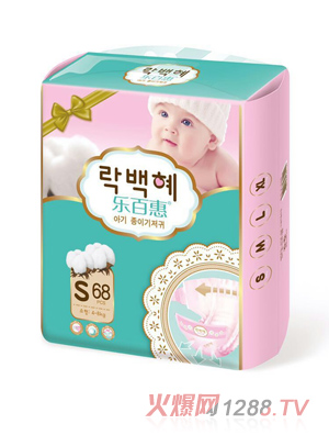 乐百惠纸尿裤S码68片