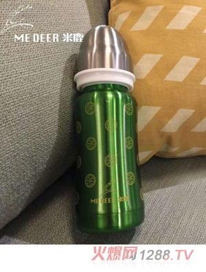 米鹿保温水壶-绿色