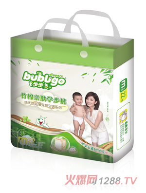 bubugo竹棉亲肤学步裤
