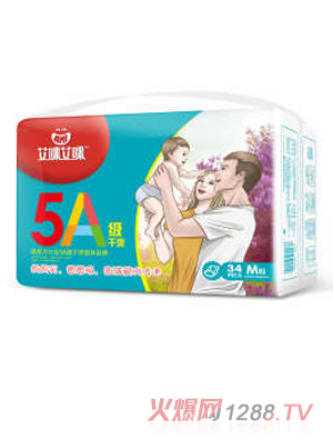 艾咪艾咪5A纸尿片 M码34片