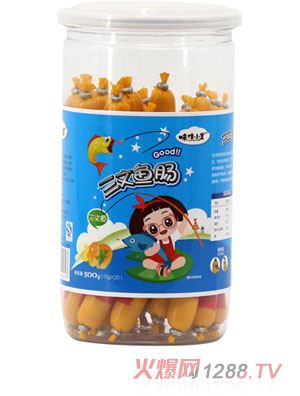味佳小美三文鱼味鱼肠桶装