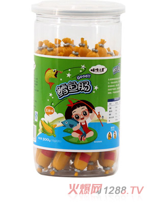 味佳小美玉米味鱼肠桶装