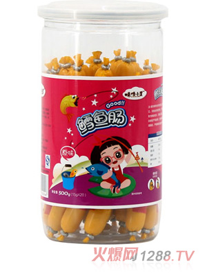 味佳小美原味鳕鱼肠桶装