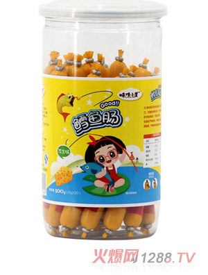 味佳小美芝士味鳕鱼肠桶装
