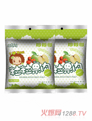 爱幼唯苹果山楂粒粒果肉袋装