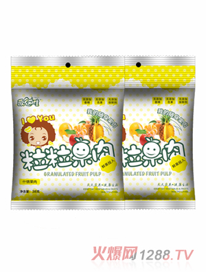 爱幼唯什锦粒粒果肉袋装
