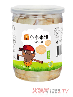 多巴小小米饼蔬菜味