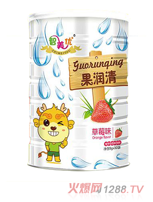 智美优婴幼儿果润清草莓味