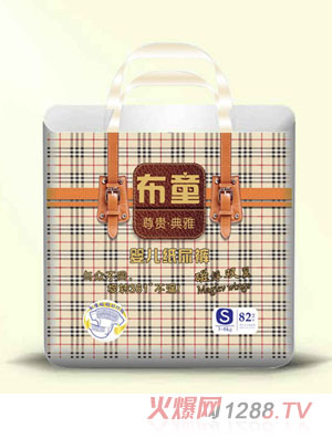 布童婴儿纸尿裤S码（82片）