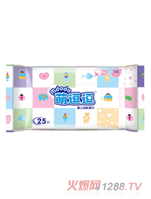 萌逗逗婴儿润肤湿巾