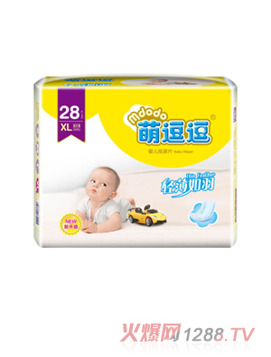 萌逗逗婴儿纸尿片XL28