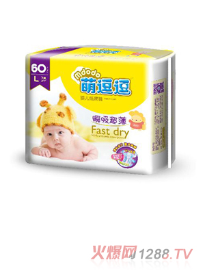 萌逗逗瞬吸超薄纸尿裤L60