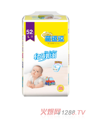 萌逗逗轻薄如羽婴儿纸尿裤L52