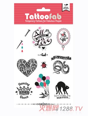 tattoofab儿童纹身贴