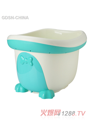 青蛙嘟迪保温浴桶（不含浴盆）青蓝色随机