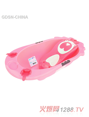 青蛙嘟迪QQ狮欢乐趣味浴盆粉色