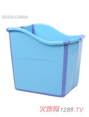 青蛙嘟迪折叠浴桶蓝色