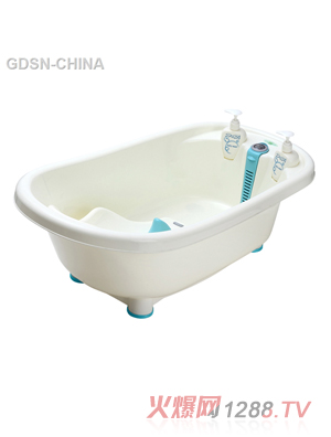 青蛙嘟迪儿童智能感温浴盆白色