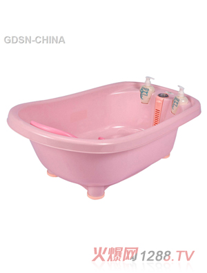 青蛙嘟迪儿童智能感温浴盆粉色