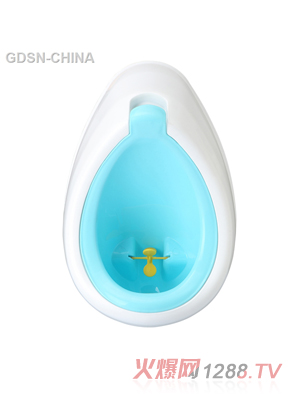 青蛙嘟迪分离式小便斗蓝色