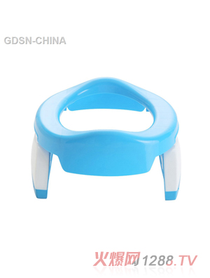 青蛙嘟迪两用折叠座便器蓝色