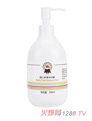 简迪舒婴儿坚果沐浴露300ml