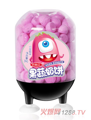 倍思贝火龙果味果蔬奶饼