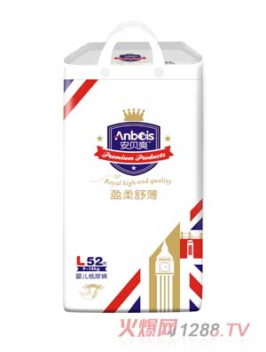 安贝爽盈柔舒薄婴儿纸尿裤L码