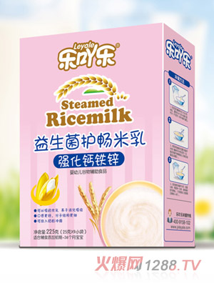 乐吖乐益生菌护畅米乳强化钙铁锌盒装