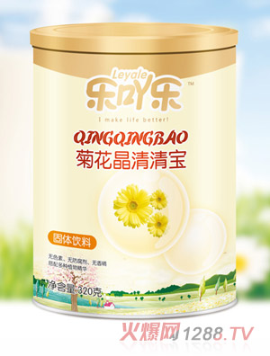 乐吖乐菊花晶清清宝罐装