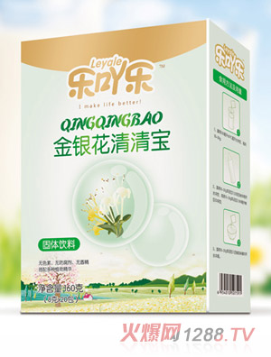 乐吖乐金银花清清宝盒装