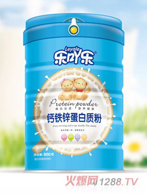 乐吖乐钙铁锌蛋白质粉罐装